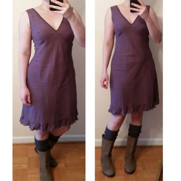 Vintage Intimates & Sleepwear Vintage Cotton Slip Lounge Layer Dress S V Neck Poshmark